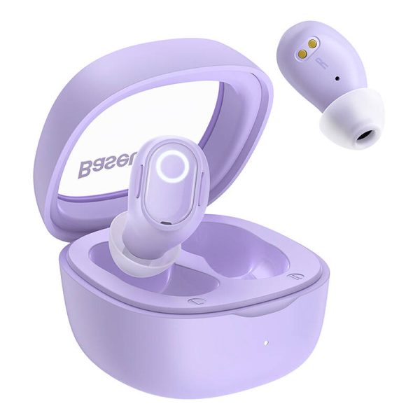 Wireless headphones Baseus Bowie WM02 TWS, Bluetooth 5.0 (Violet) OS - Image 5