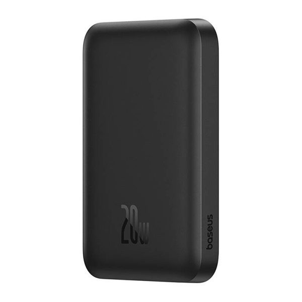 Mini Wireless PowerBank 20W Baseus (black) - Image 3