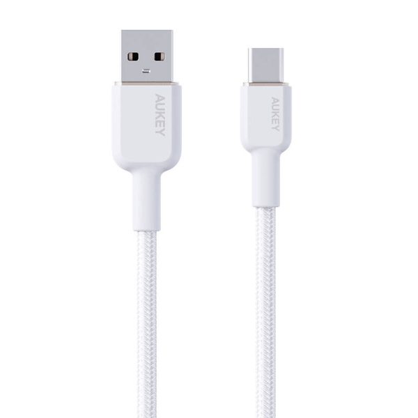 Cable Aukey CB-NAC1 USB-A to USB-C 1m (white) - Image 2