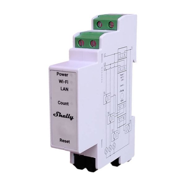Shelly PRO 3EM 400A 2-Phase Energy Meter, WiFi/Bluetooth - Image 2