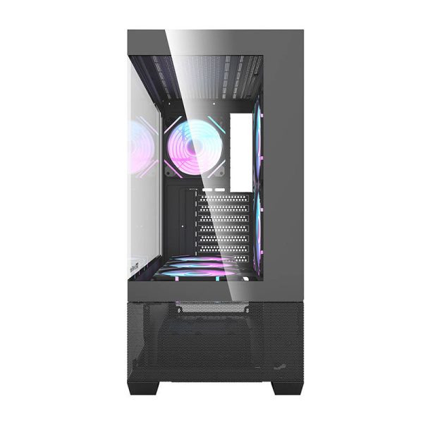 Darkflash DS900 AIR computer case (black) + 6 ARGB fans - Image 3
