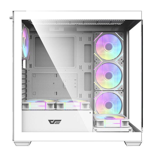 Computer case  Darkflash DS900 (white) + 7 ARGB Fans - Image 2