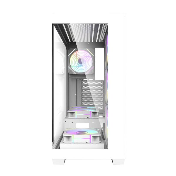 Computer case  Darkflash DS900 (white) + 7 ARGB Fans - Image 4