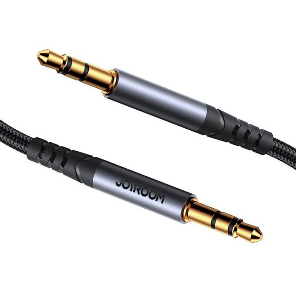 Joyroom SY-A09 AUX cable 3.5mm mini jack to 3.5mm mini jack, braided, 1.2m (black) - Image 2