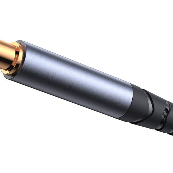 Joyroom SY-A09 AUX cable 3.5mm mini jack to 3.5mm mini jack, braided, 1.2m (black) - Image 3