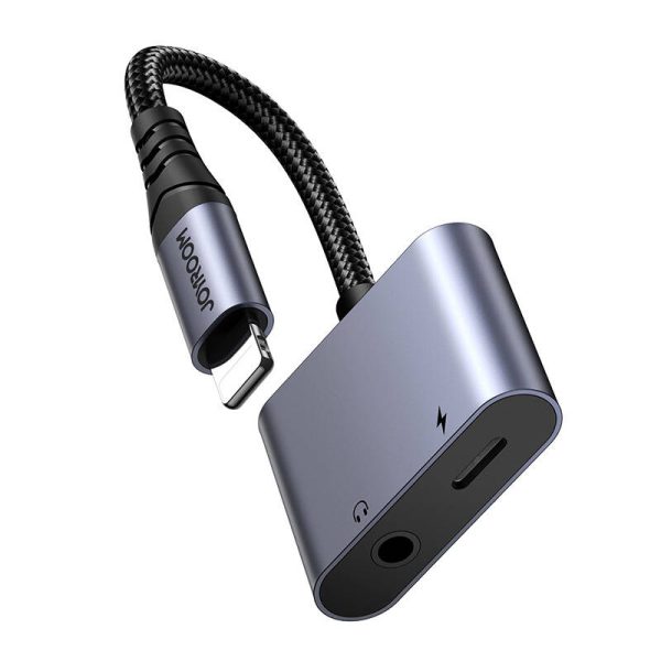 2-in-1 Audio adapter Joyroom SY-L02 Lightning to Double Lightning (black) - Image 6