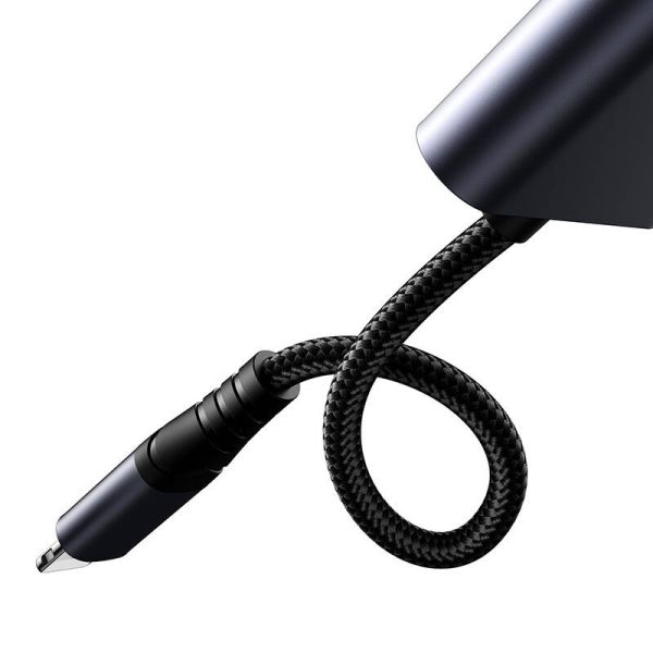2-in-1 Audio adapter Joyroom SY-L01 Lightning to 3.5mm + Lightning (black) - Image 4
