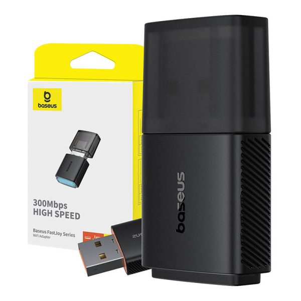 Adapter WiFi Baseus FastJoy 300Mbps (czarny) - Image 6
