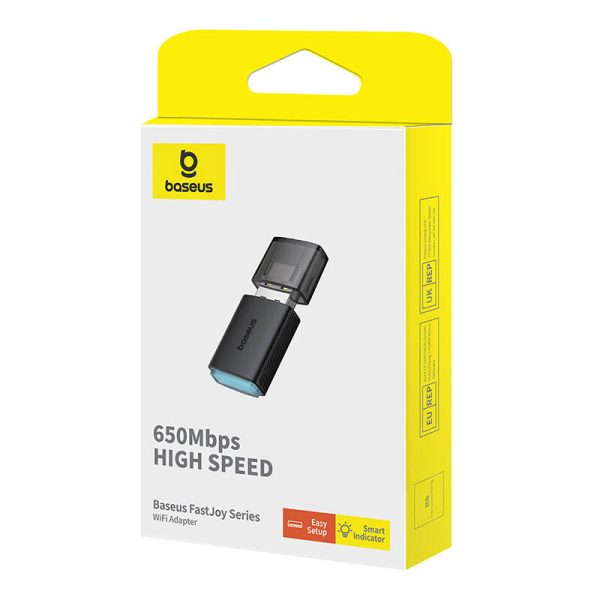 Adapter WiFi Baseus FastJoy 650Mbps (czarny) - Image 5