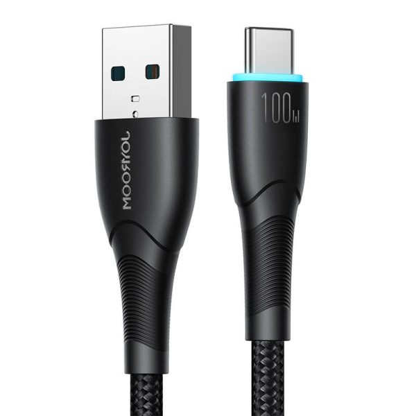 Cable Joyroom SA32-AC6 Starry USB to USB-C, 100W, 1m black - Image 2