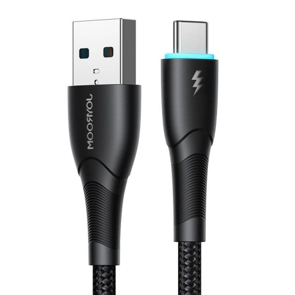 Cable Joyroom SA32-AC3 Starry USB to USB-C, 3A, 1m black - Image 2