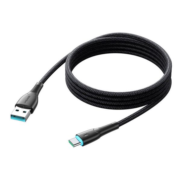 Cable Joyroom SA32-AC3 Starry USB to USB-C, 3A, 1m black - Image 3