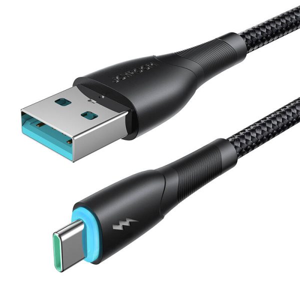 Cable Joyroom SA32-AC3 Starry USB to USB-C, 3A, 1m black - Image 4