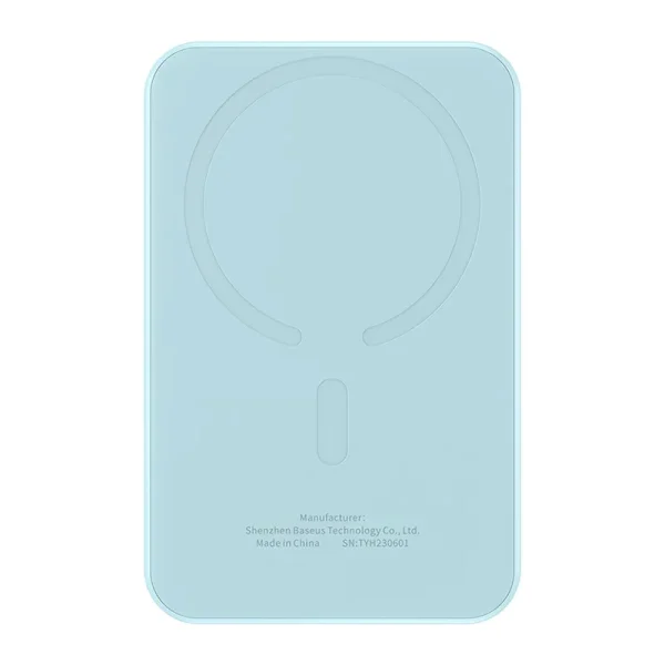 Magnetic Mini Powerbank Baseus 5000mAh, USB-C 20W (blue) - Image 2