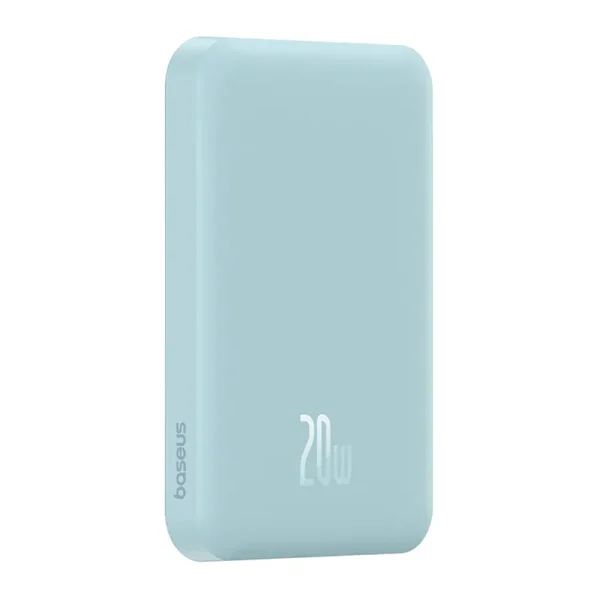 Magnetic Mini Powerbank Baseus 5000mAh, USB-C 20W (blue) - Image 4