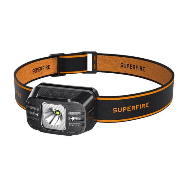 Headlamp Superfire HL75-S, 350lm, USB - Image 2