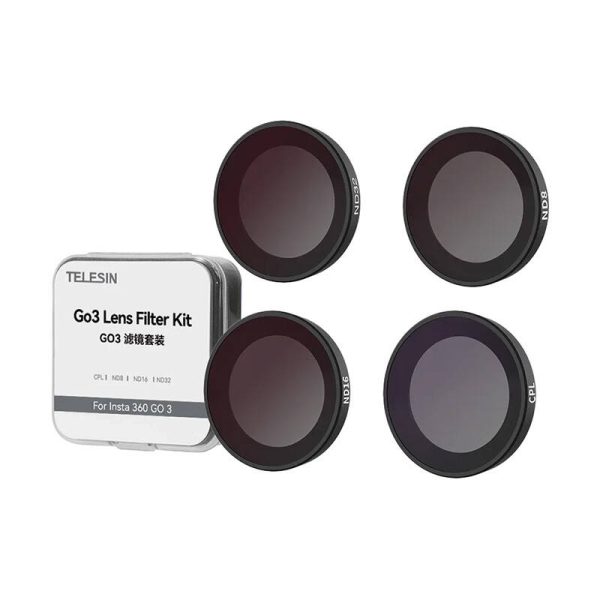 Set of 4 CPL/ND8/ND16/ND32 Telesin filters for Insta360 GO 2/3 camera - Image 5