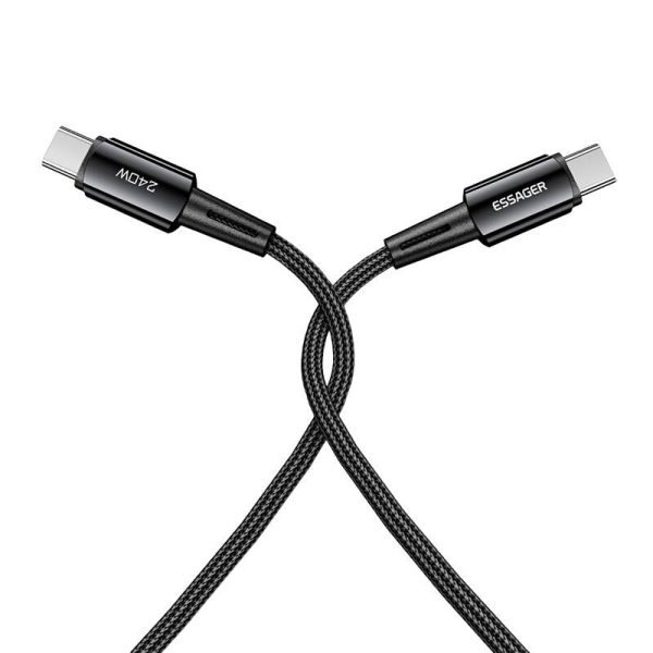 USB-C to USB-C Cable 240W Essager 1m (gray) - Image 2