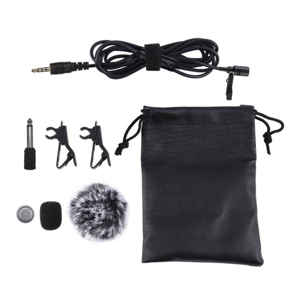 Microphone with a clip PULUZ 3.5mm Jack 6m - Image 2