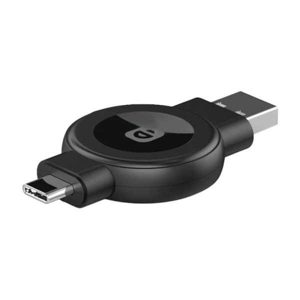 In-line Choetech T606-F wireless charger for smartwatch (black) - Image 2