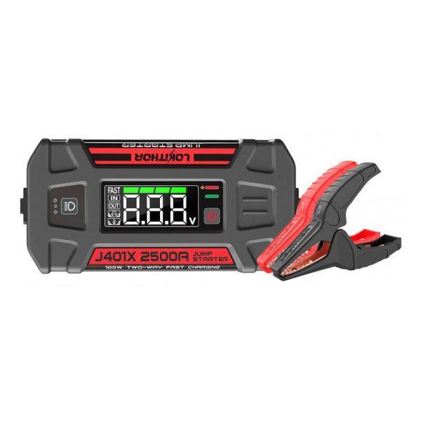 Lokithor J401X Jump Starter / Booster 2500A + Powerbank 20000mAh + Flashlight 4-in-1 Device working in -40°C - Image 2