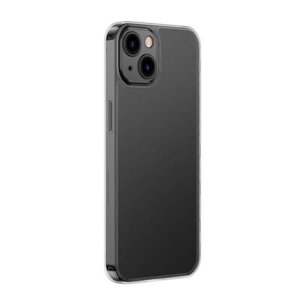 Baseus Frosted Glass Case for iPhone 13 Pro (black) + tempered glass — изображение 4