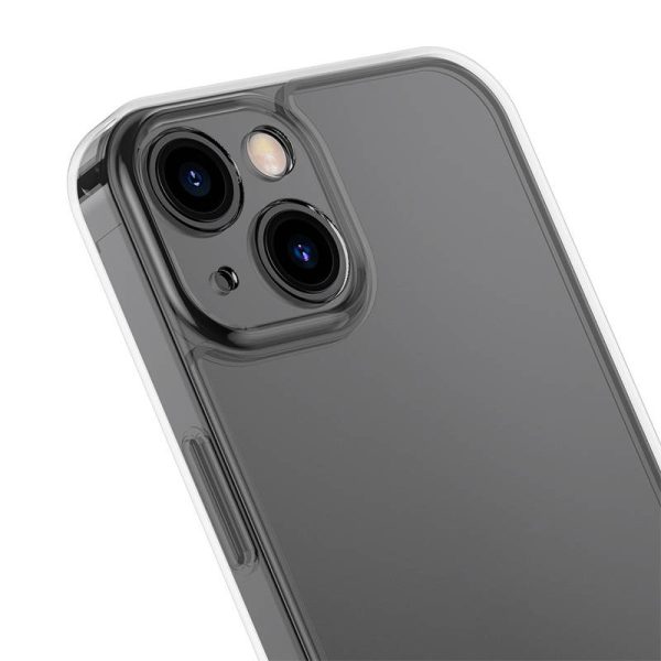 Baseus Frosted Glass Case for iPhone 13 Pro (black) + tempered glass — изображение 6