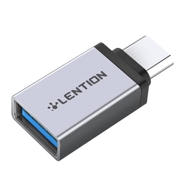 USB-C to USB 3.0 Adapter Lention (silver) - Image 2