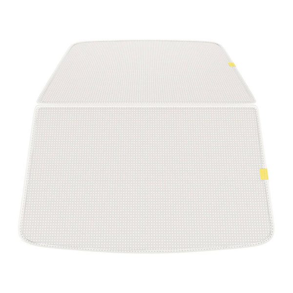 Sunshade for Tesla Model Y Baseus T-Space Series - single layer (white) - Image 4