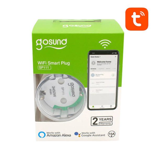 Smart plug WiFi Gosund SP111 3680W 16A, Tuya 4-pack - Image 5