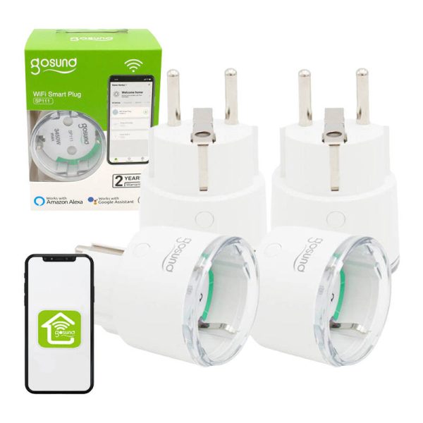 Smart plug WiFi Gosund SP111 3680W 16A, Tuya 4-pack - Image 6