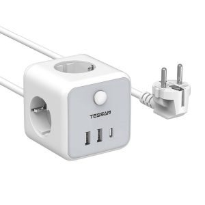 TESSAN TS-301-C-GR power strip