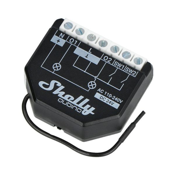 Shelly Qubino Wave2PM Controller, 2-channel, Z-Wave (Power measurement) - Image 4
