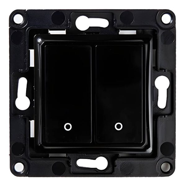 Shelly wall switch 2 button (Black) - Image 2