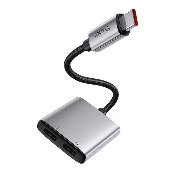 2in1 Audio Adapter Mcdodo CA-5570 2in1 USB-C to 2x USB-C — изображение 2