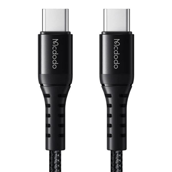 Cable USB-C to USB-C Mcdodo CA-5640, 60W, 0.2m (black) - Image 2