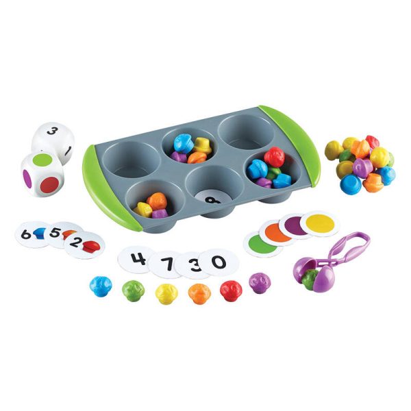 Mini Muffin Match Up Math Activity Set Learning Resources  LER 5556 - Image 2