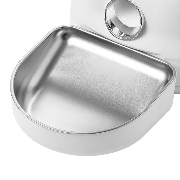 Automatic Pet Feeder with plastic bowl Dogness (white) - Image 2