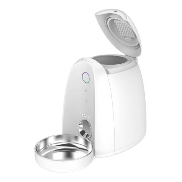 Automatic Pet Feeder with metal bowl WIFI mini Dogness (white) - Image 4