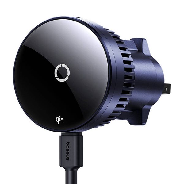 Samochodowy uchwyt  Baseus MagPro z ładowarką indukcyjną  15W Qi2.0 (czarny) - Image 4