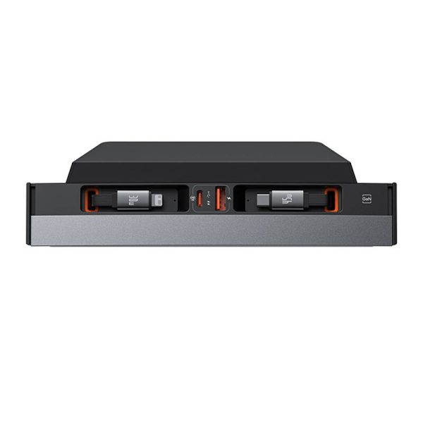 Hub Baseus T-Space with USB-C to lightning cables for Tesla Cars (black) - Image 3