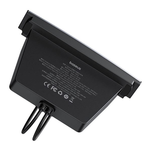 Hub Baseus T-Space with USB-C to lightning cables for Tesla Cars (black) - Image 5