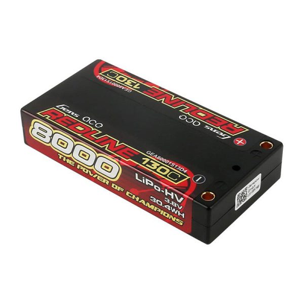 Lipo Battery GENS ACE 8000mAh 3.8V 1S2P 130C - Image 2