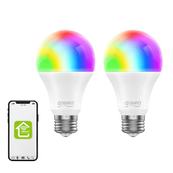 Smart Bulb WiFi RGB LED Gosund WB4-2 E27 (2-pack) Tuya — изображение 3