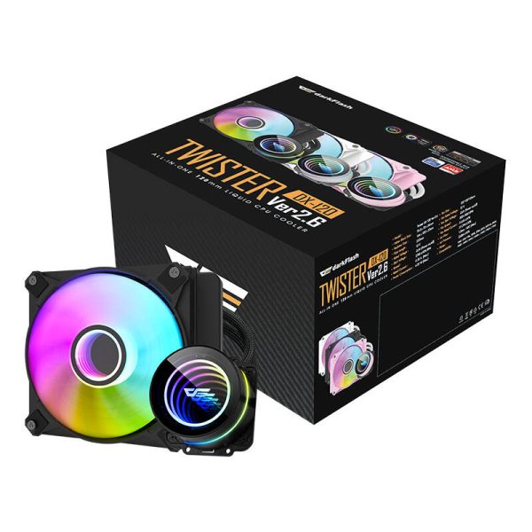 PC water cooling Darkflash DX120 V2.6 (black) - Image 3