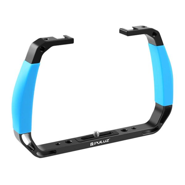 PULUZ dive mount for sports cameras (including Insta360 GO3 / X3) (blue) - Image 3