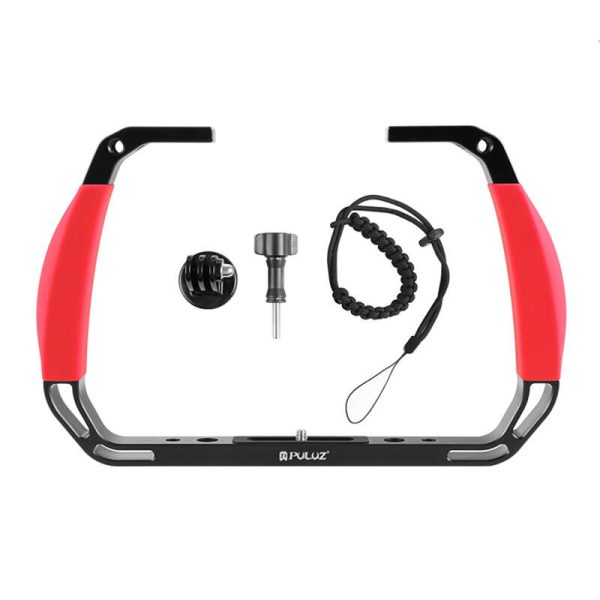 PULUZ dive mount for sports cameras (including Insta360 GO3 / X3) (red) - Image 2