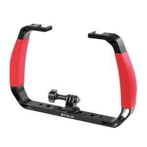 PULUZ dive mount for sports cameras (including Insta360 GO3 / X3) (red)