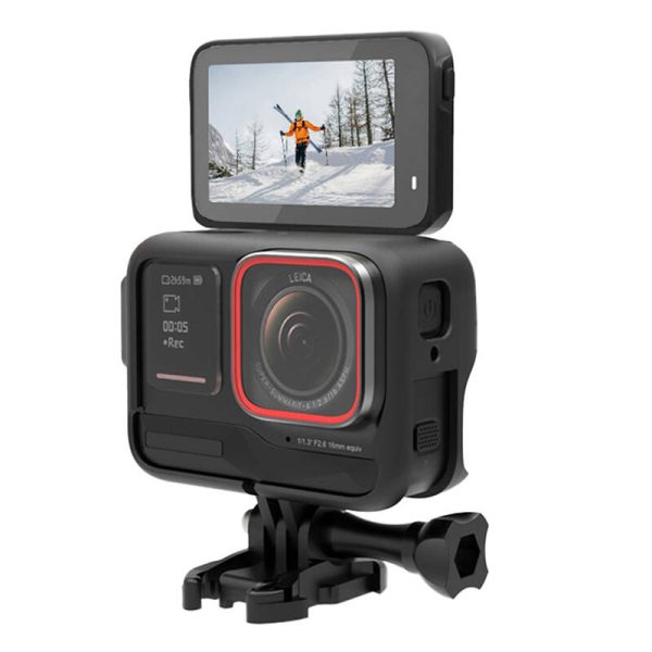 Plastic Cage PULUZ for Insta360 Ace Pro (black) - Image 2