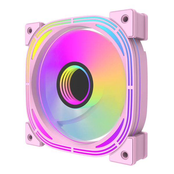 Darkflash INF24 5in1 ARGB Computer fan set (pink) - Image 3